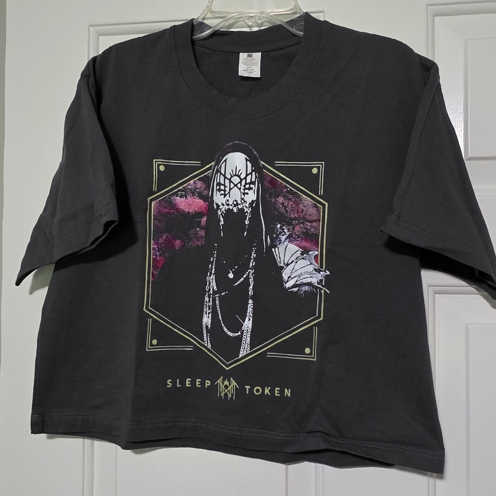 Sleep Token Cropped Top Womens Graphic T-Shirt